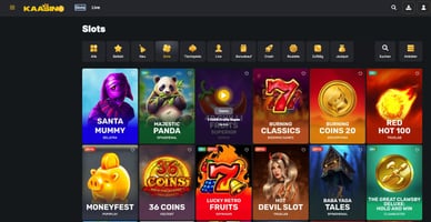 Online-Casino-Glücksspiele von Kaasino