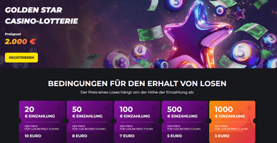 Lotterie Golden Star Casino: Lotterie