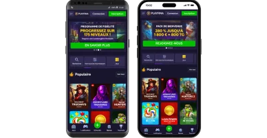 Casino mobile Playfina. Playfina sur smartphone.