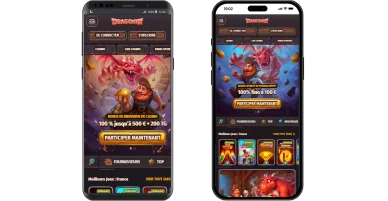 Dragonia bonus de bienvenue mobile.