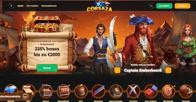 200% Bonus von Corsaza