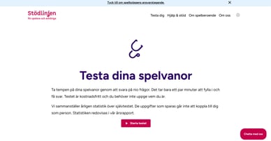 Testa dina spelvanor - stodlinjen.se