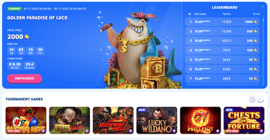 casino joy casinos tournaments