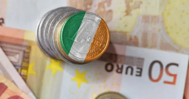 The euro (EUR) is the official currency of the Republic of Ireland