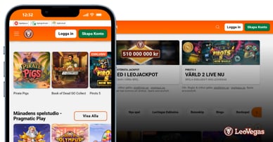 LeoVegas officiella webbplats