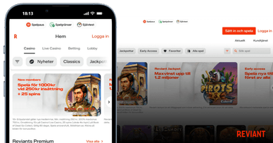 Reviant Casinos officiella webbplats