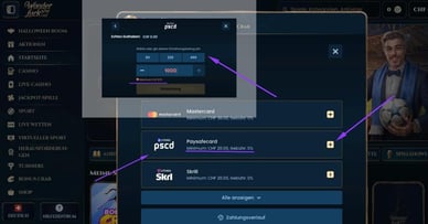 WonderLuck Casino mit Paysafe Card Bezahlung