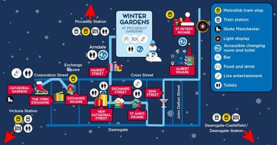 manchester christmas market map