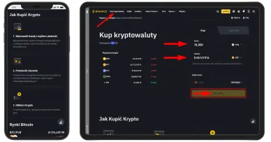 Jak kupić kryptowalutę na Binance