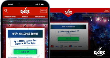Officiellt utseende av Barz casino casino webbplats webbplats i Norge