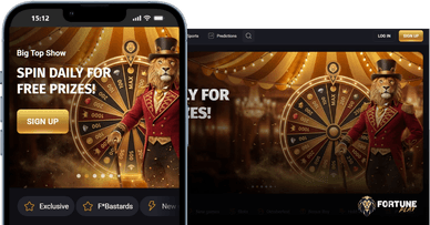 Officiellt framträdande av Fortuneplay casino webbplats