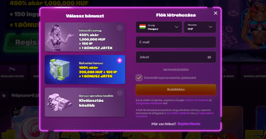 Slotrave casino regisztrációs felület