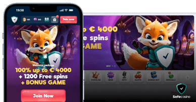 Safe Casino från mobil och dator