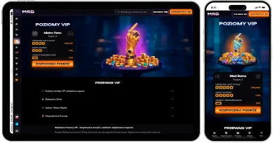 Poziomy VIP Casino Mad — program VIP