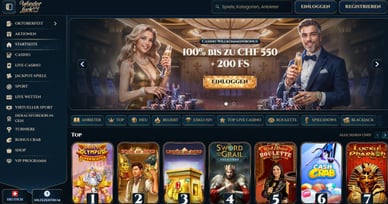 Offizielle Website des Casinos Wonder Luck Schweiz