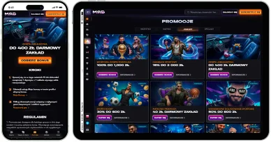 Sportowe bonusy Sportowe bonusy w Casino Mad