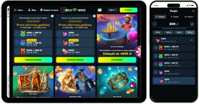 WildWinz Casino — pakiet powitalny
