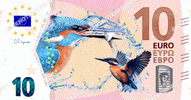 Uppdaterad valuta 10 euro