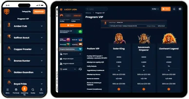 Program VIP Program VIP w Kasyno Online LuckyLion