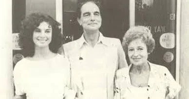 Italo Calvino con la famiglia