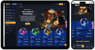 System lojalnościowy w Kasyno Bety Program VIP w BetyCasino
