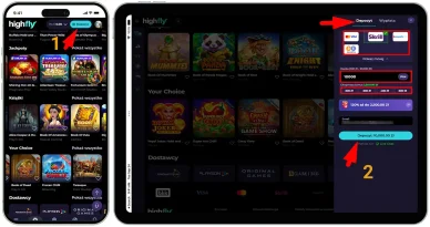 Jak złożyć depozyt w kasynie Jak dokonać wpłaty w HighFlyBet Casino