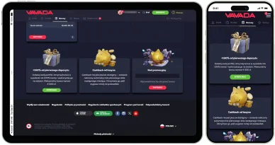 Vavada Casino — bonus 100% od pierwszego depozytu