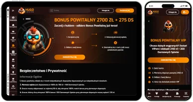 Hugo Casino — bonusy powitalne