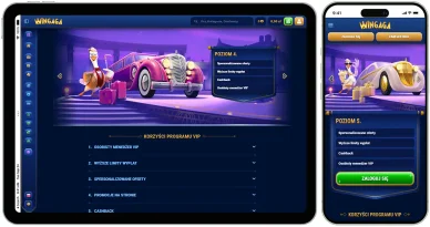 Program VIP w WinGaga Casino