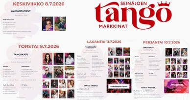 tangomarkkinat 2026 ohjelma