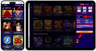 Jak złożyć depozyt w SpinGranny Casino