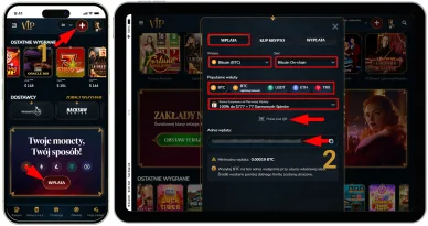 Jak złożyć depozyt w VIP kasynie