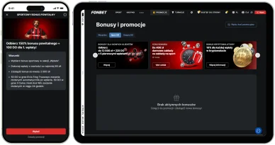 Fonbet Casino bonusy sportowe Sportowe bonusy