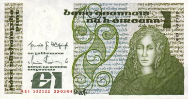 One Pound, Irish Banknote “B Series”