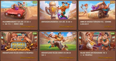 Boni im Neue Paysafe Casinos