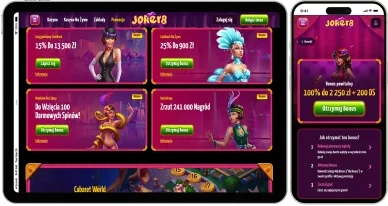 Kasynowe bonusy w Joker8 Casino