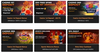booming slots bonus