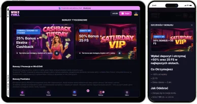 Bonusy tygodniowe Casino Win2Chill — bonusy tygodniowe