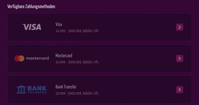 Joker 8 Online Casino Auszahlungsmethoden