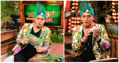 Julian F.M. Stoeckel  im Studio der „Ich bin ein Star“