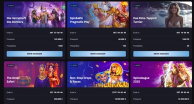 Turniere für Spieler aus der Schweiz im SlotLounge Casino