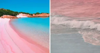 Spiaggia con sabbia rosa Spiaggia Rosa Sardegna Spiaggia Rosa Sardegna