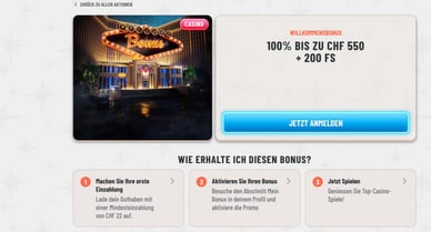 Willkommensbonuspaket für neue Spieler im Wyns Casino