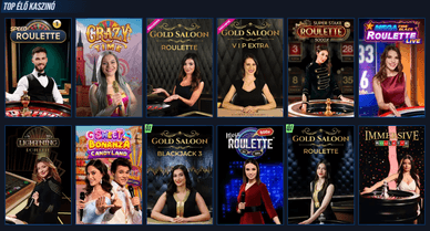 VegasHero élő kaszinó