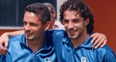 Baggio e Del Piero