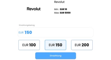 Revolut-Casino Einzahlung