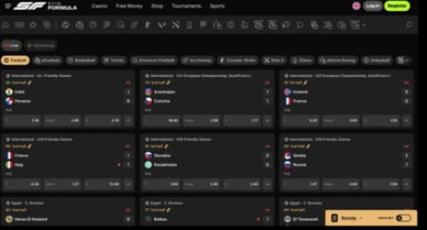 Sportwetten bei SpinFormula Casino