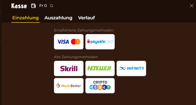 Zahlungsmethoden MinoCasino Zahlungsmethoden