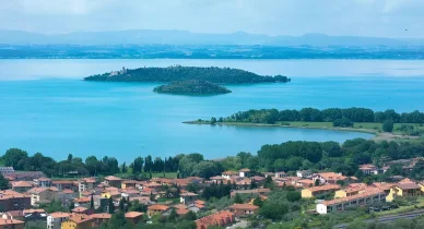 Panorama del Lago Trasimeno Trasimeno