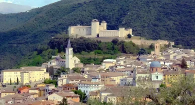 Panorama della città di Spoleto Spoleto